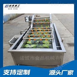 全自動(dòng)香菇氣泡清洗機(jī)連續(xù)式果蔬清洗設(shè)備